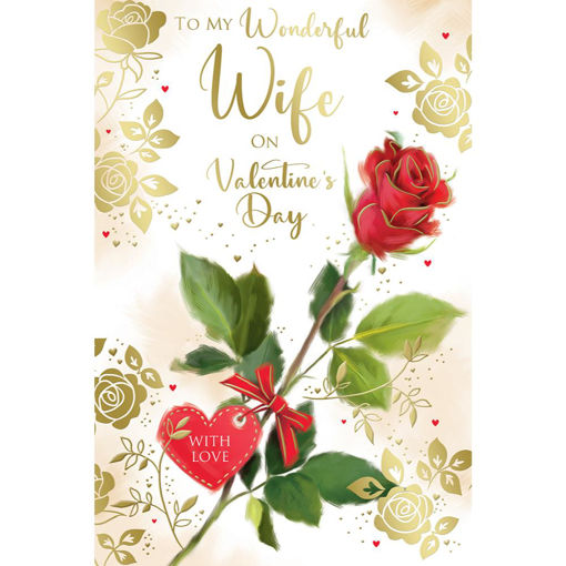 Picture of WONDERFUL WIFE VALENTINES DAY CARD